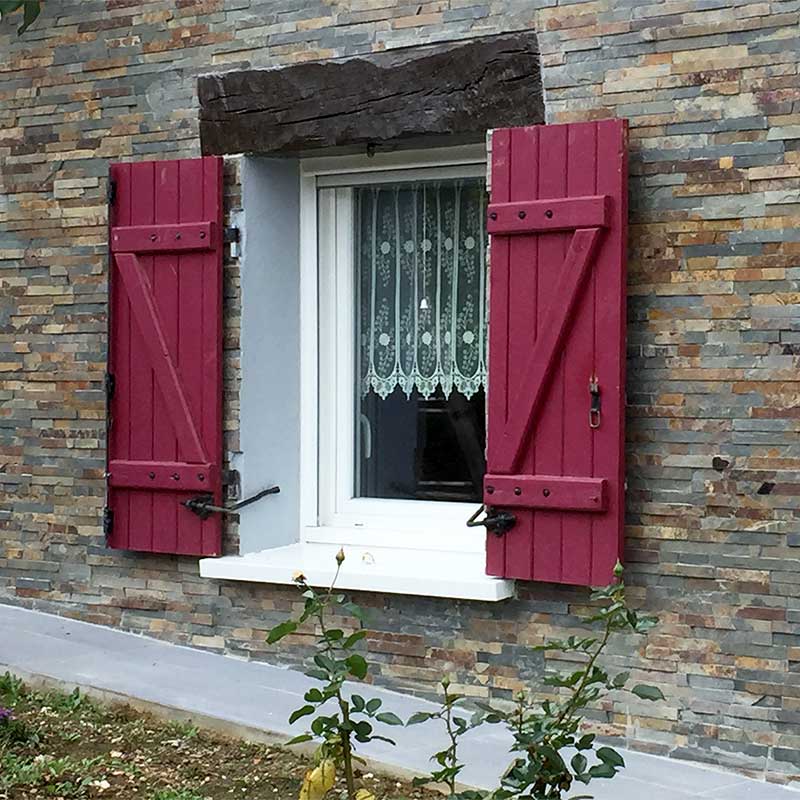 Volets bois Menuiserie Potherat